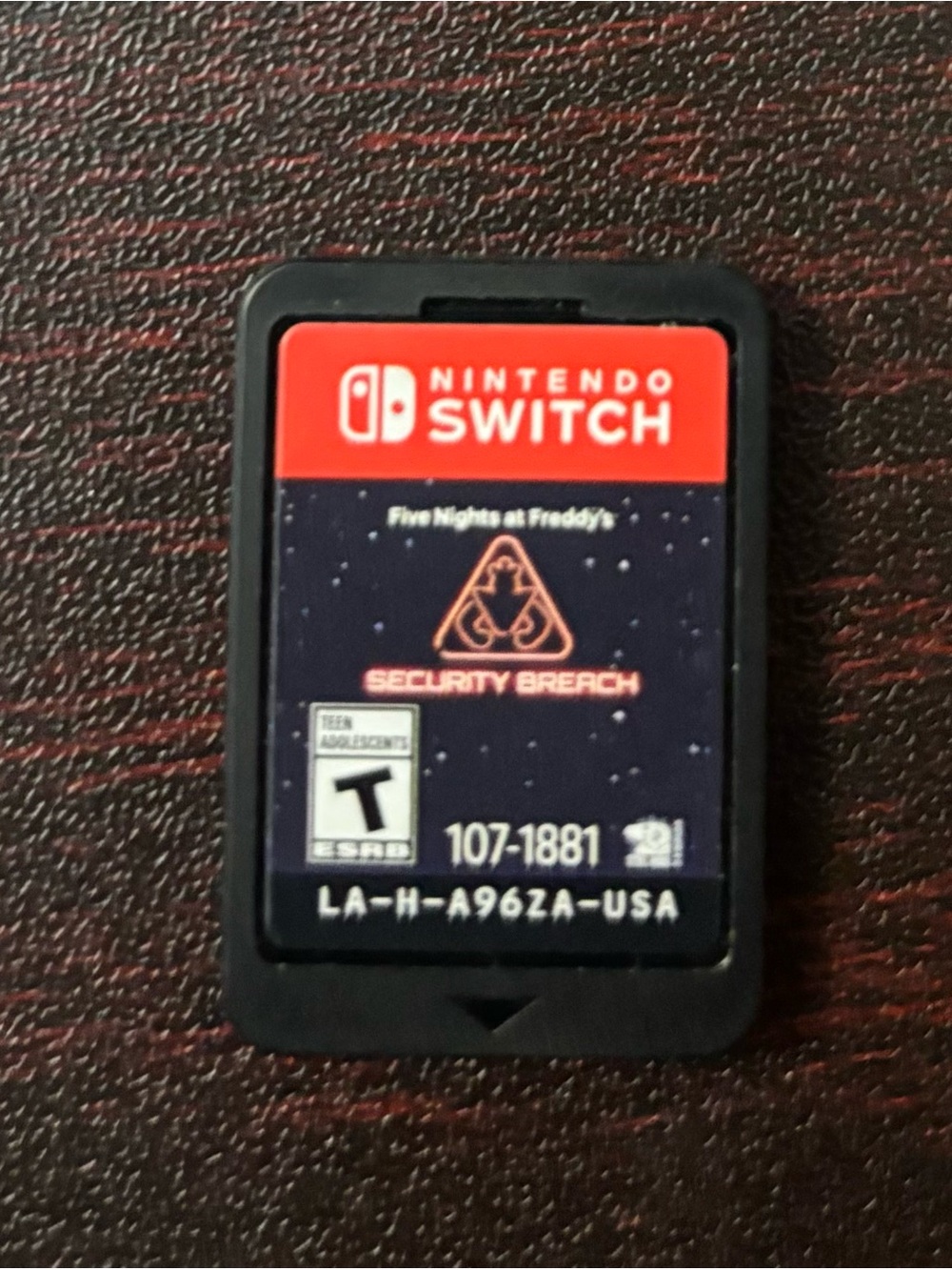 Five Nights at Freddy’s  Security Breach Nintendo Switch Cartridge